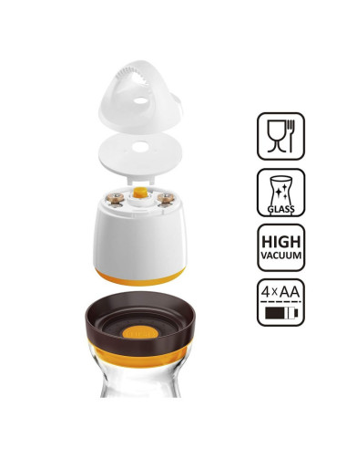 FOSA O2Go Combo set, Vacuum unit plus glass jug 34oz and pouch bag (out of stock)