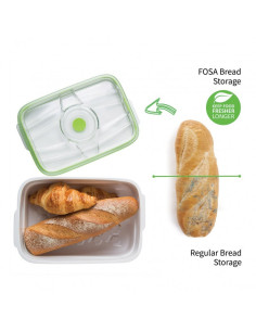 FOSA extra large 4L bread box container - compatible with TURTLE vacuum pump FB20002 2