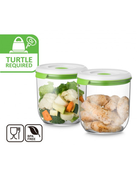 FOSA Food Storage set of 2 Medium Size Canisters MC21350