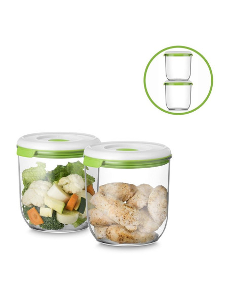 FOSA Food Storage set of 2 Medium Size Canisters MC21350