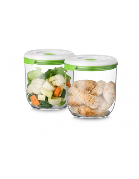 FOSA Food Storage set of 2 Medium Size Canisters MC21350
