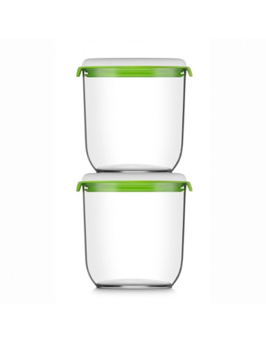 FOSA Food Storage set of 2 Medium Size Canisters MC21350