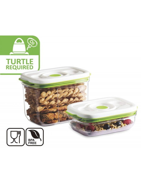 FOSA Vacuum Food Canister 1×77.7oz and 1×33.8oz BC23300